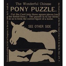 The Wonderful Chinese Pony Puzzle - Limited Edition - Numbered