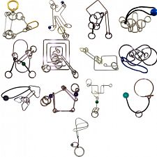 .Level 9 - a set of 13 wire puzzles