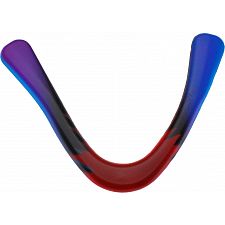 Ocean Breeze - polymer boomerang - Right Handed