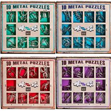 10 Metal Puzzles - Set of 4