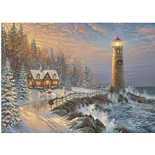 Thomas Kinkade: Christmas Lighthouse