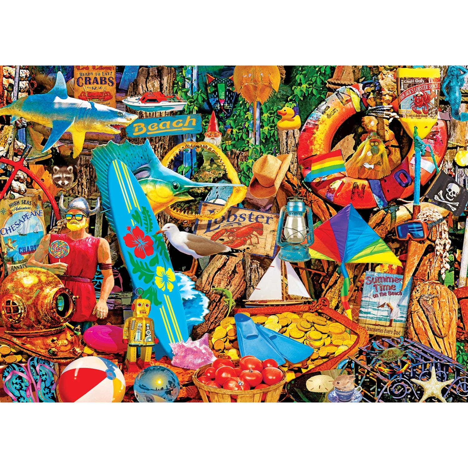 Flashbacks - Beach Time Flea Market 1000 Piece Puzzle