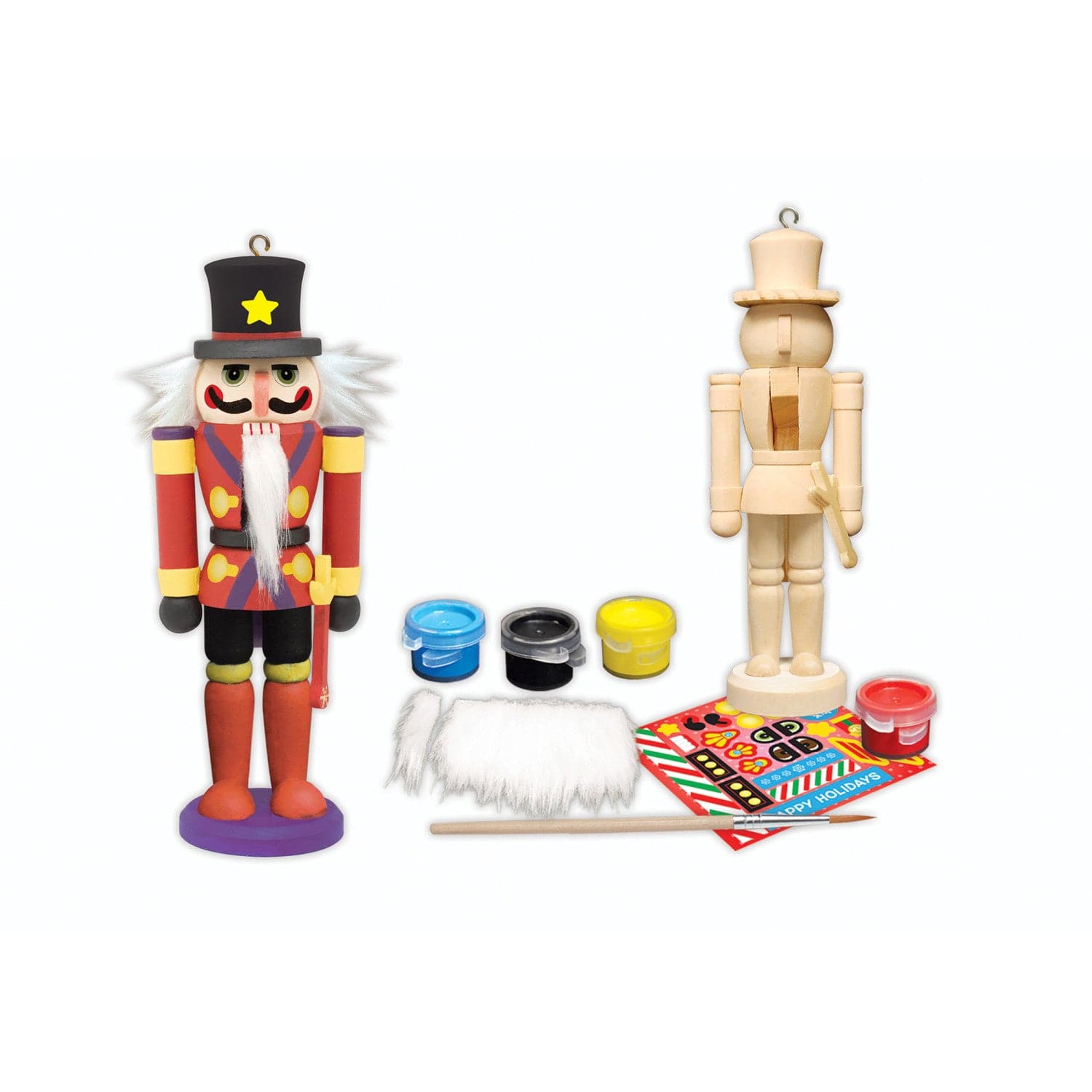 Nutcracker Soldier Ornament - Holiday Mini Paint Kit